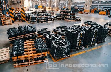 200 тонн элементов ходовой части поступило на склад